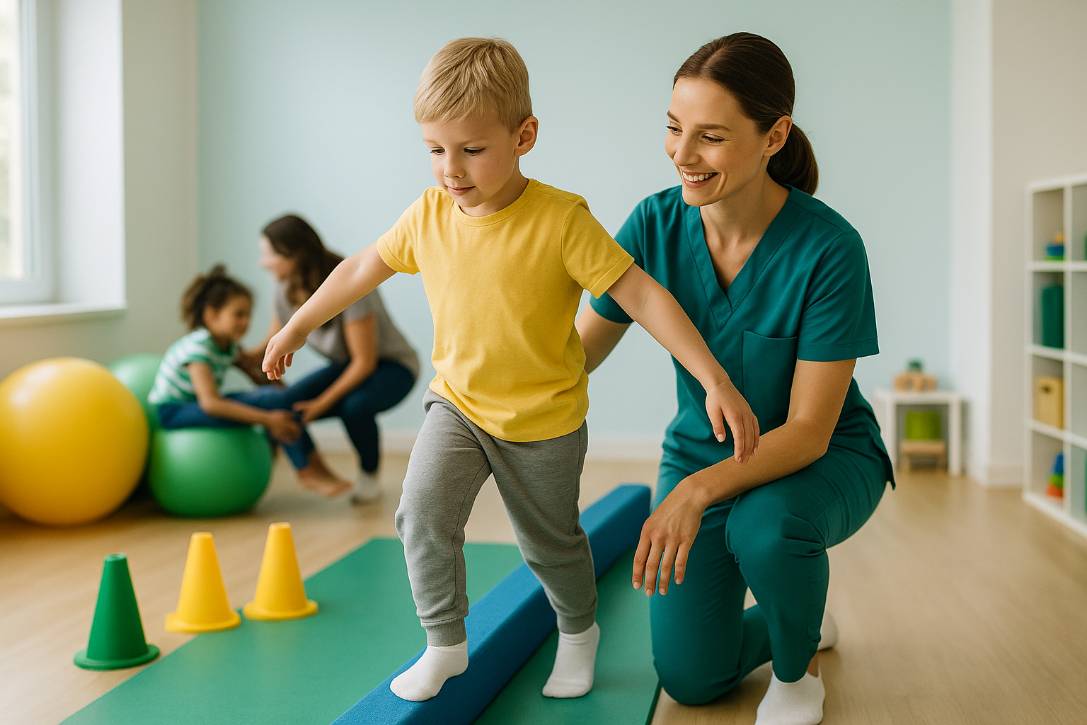 Fizyoterapi ve rehabilitasyon seansı